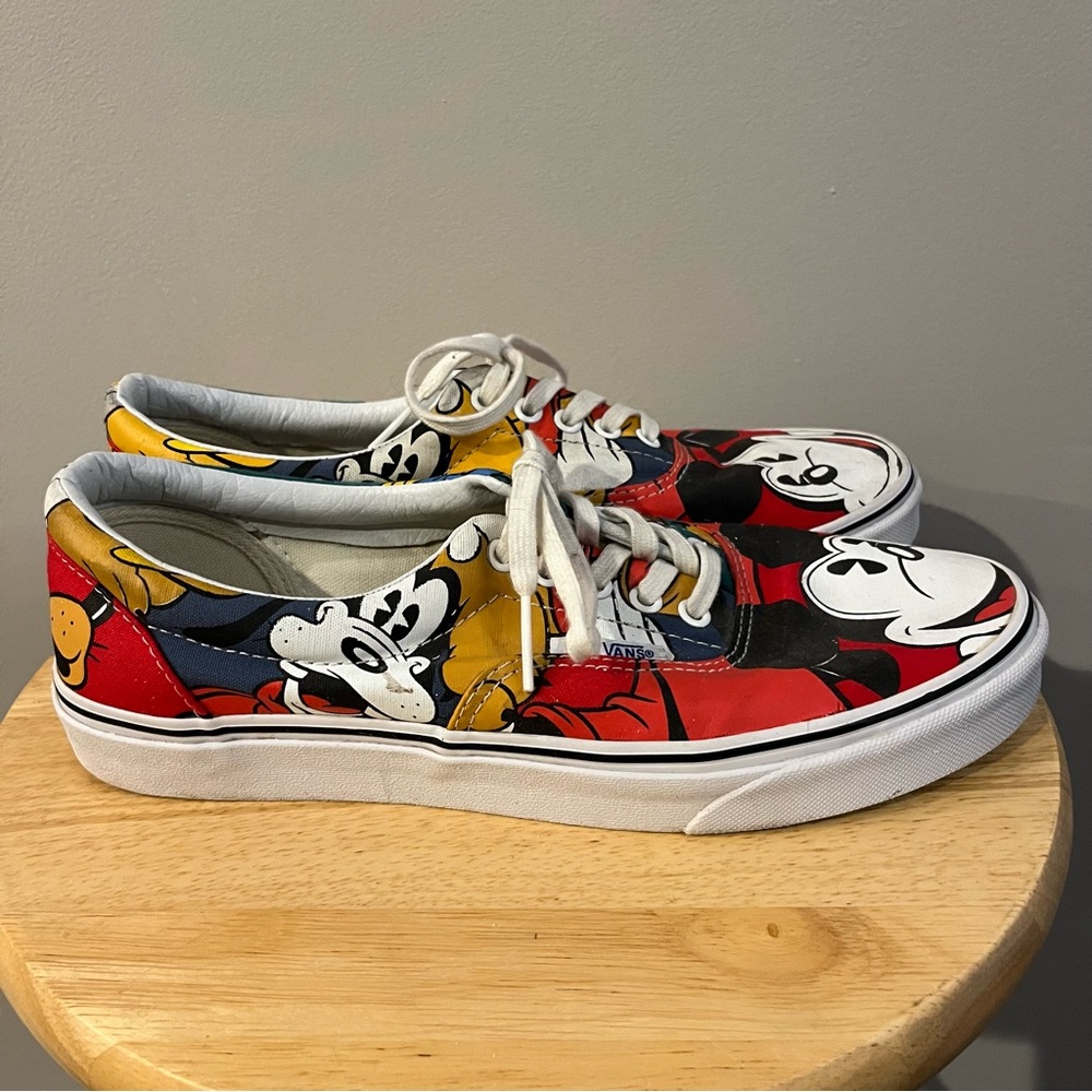 Vans X Disney Mickey & Friends Low Top Sneakers Shoes Adult Mens 10 Wom… - Picture 6 of 13